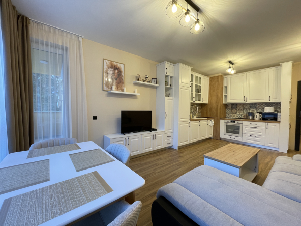 Елегантен тристаен апартамент под наем с паркомясто в нова сграда ж.к. Симеоново